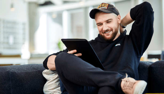 A designer wondering about spacing between page elements.